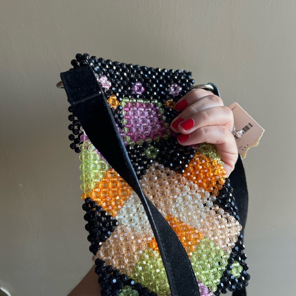 Free People Beaded Bag NWT - Picture 3 of 6